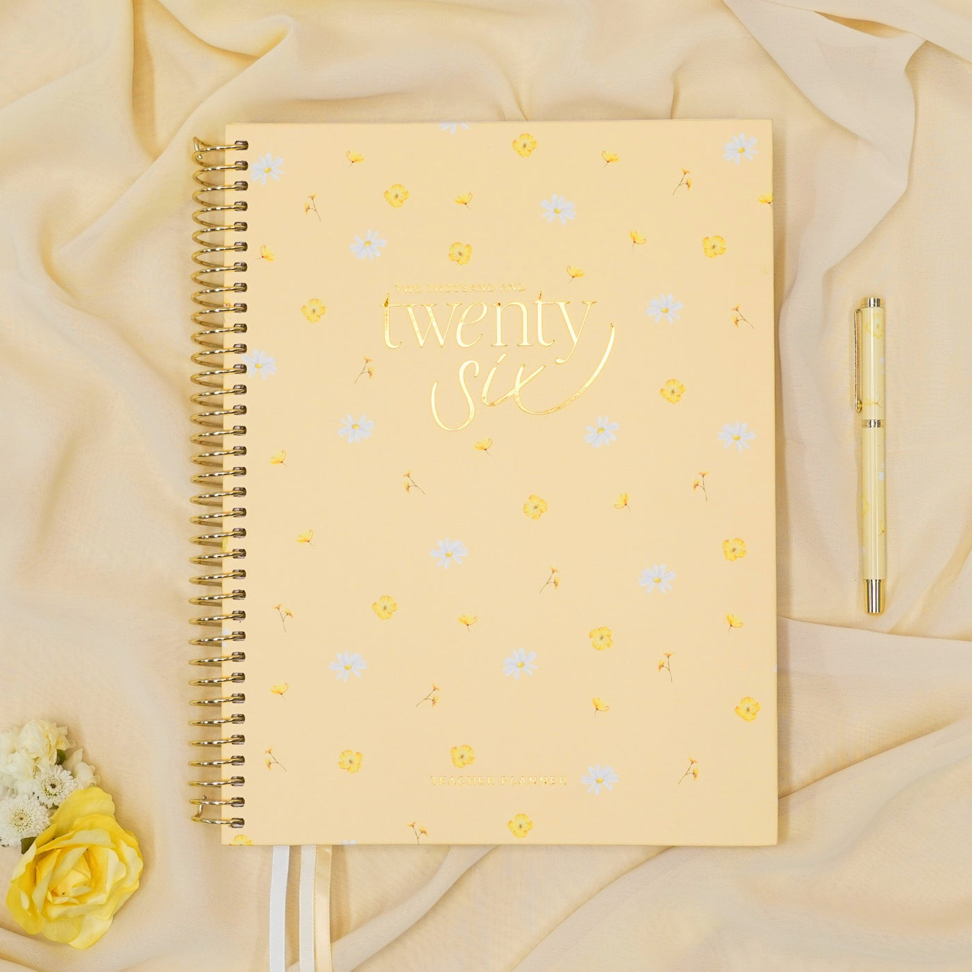 2026 Teacher Planner - Butter Yellow