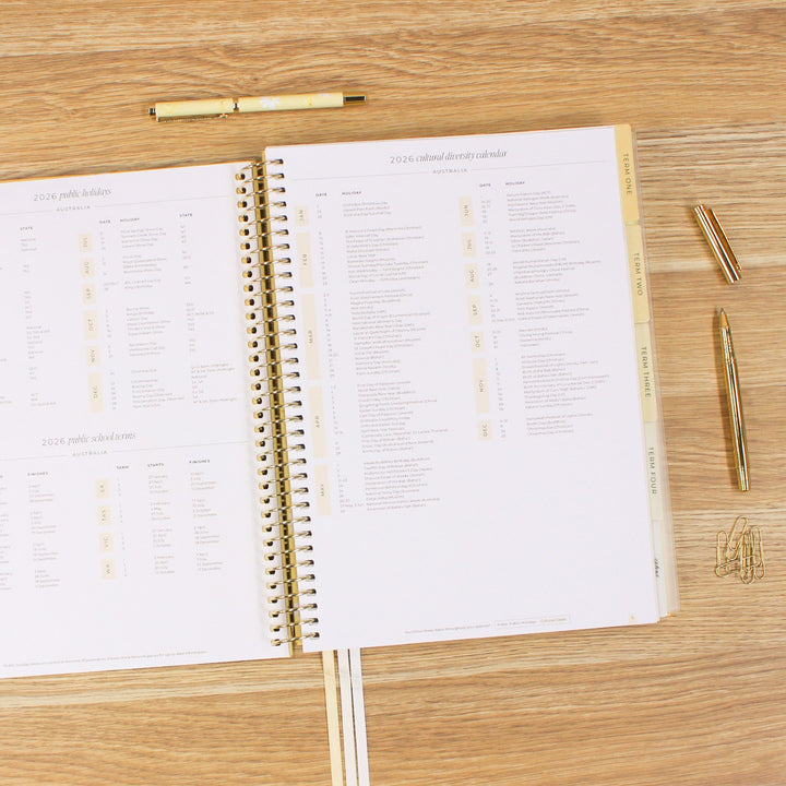 2026 Teacher Planner - Butter Yellow