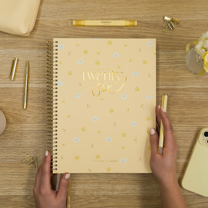 2026 Teacher Planner - Butter Yellow