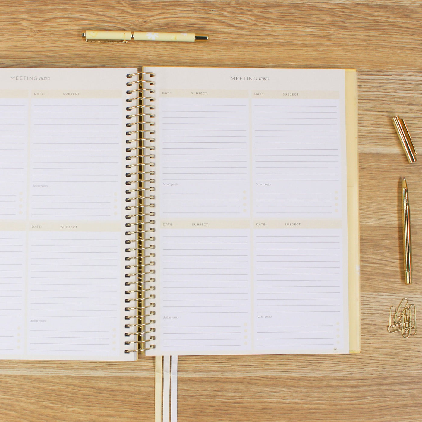 2026 Teacher Planner - Butter Yellow