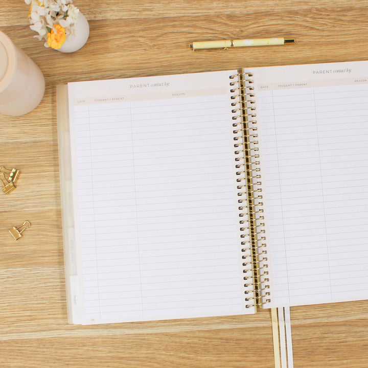 2026 Teacher Planner - Butter Yellow