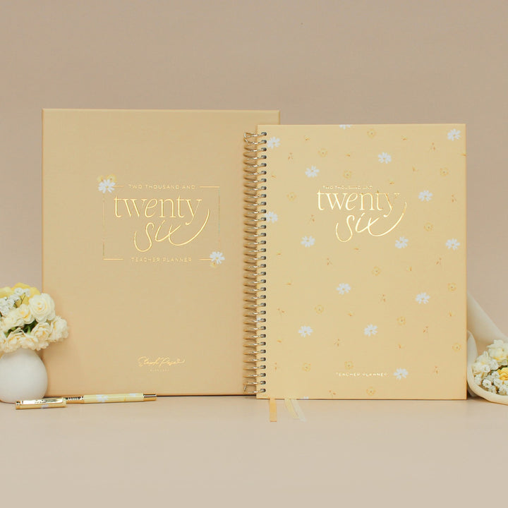 2026 Teacher Planner - Butter Yellow