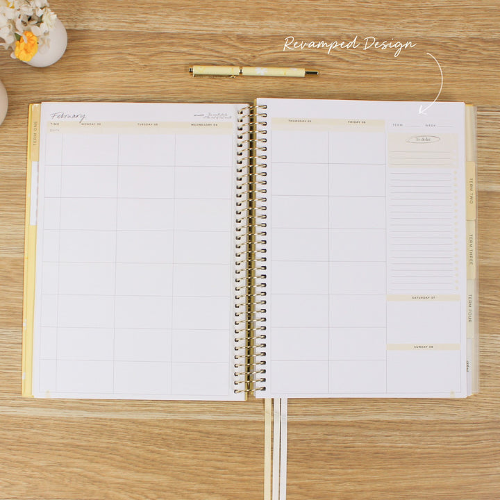 2026 Teacher Planner - Butter Yellow