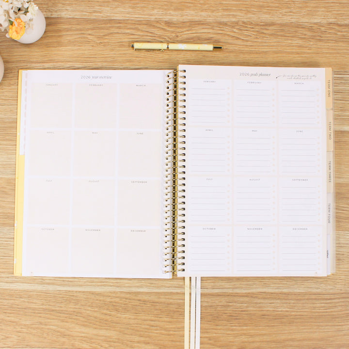 2026 Teacher Planner - Butter Yellow