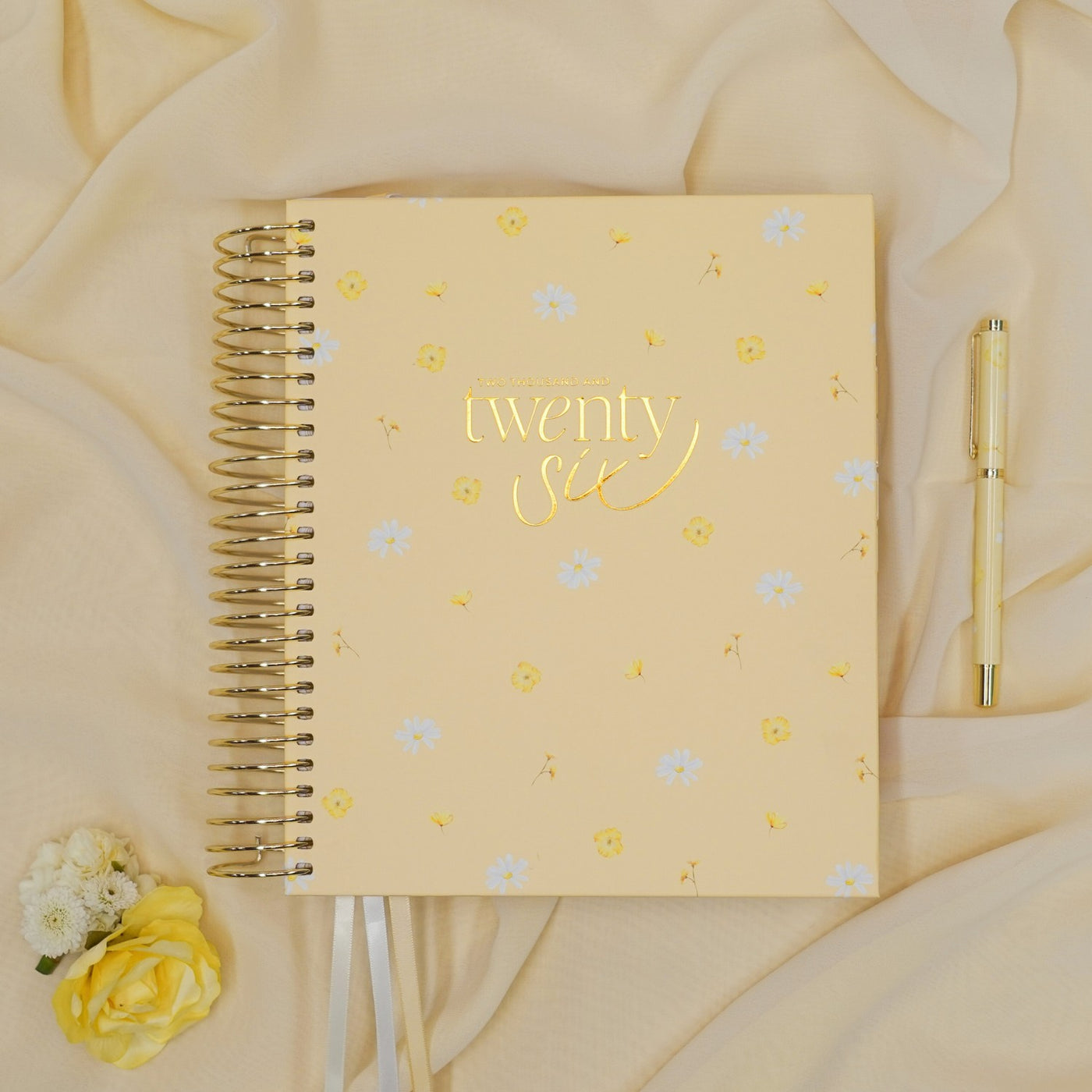 2026 Daily Planner - Butter Yellow