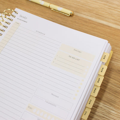 2026 Daily Planner - Butter Yellow