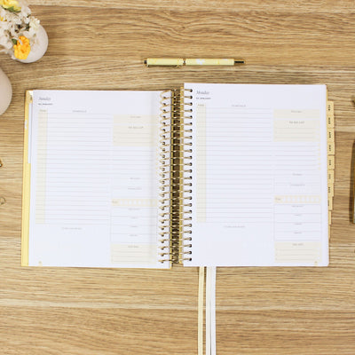 2026 Daily Planner - Butter Yellow