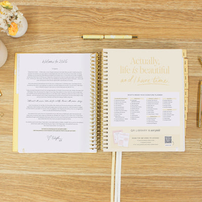 2026 Daily Planner - Butter Yellow
