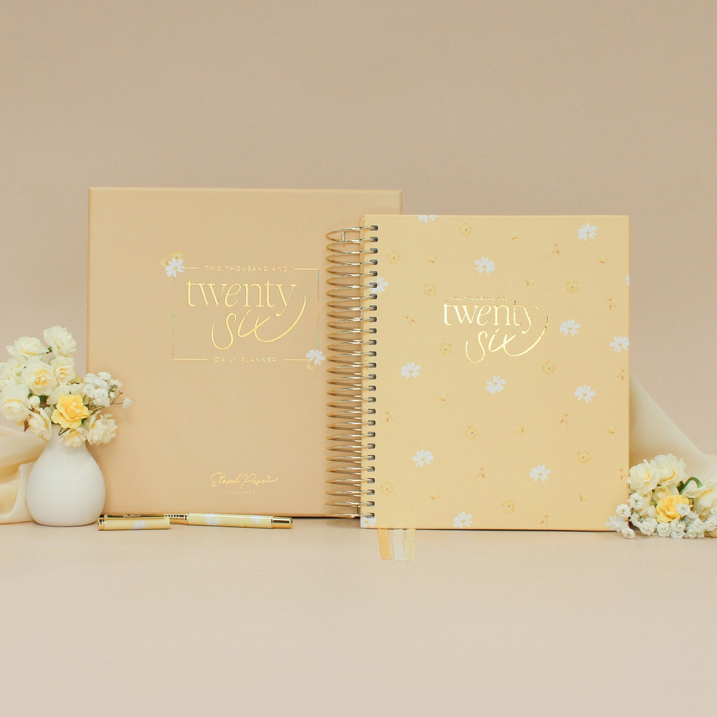 2026 Daily Planner - Butter Yellow