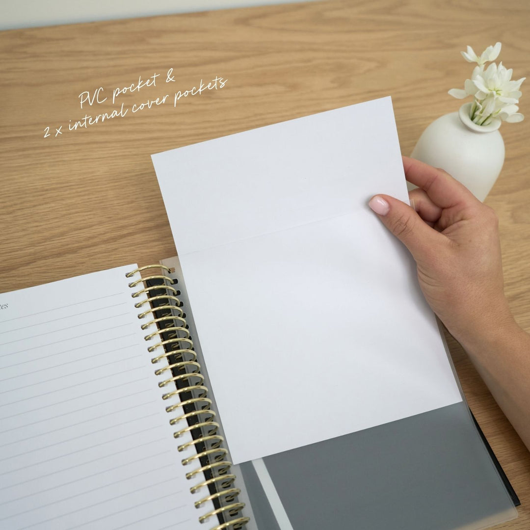 2027 2-Day Planner - Black