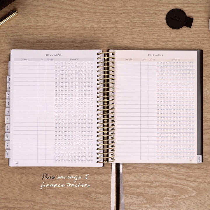 2027 2-Day Planner - Black