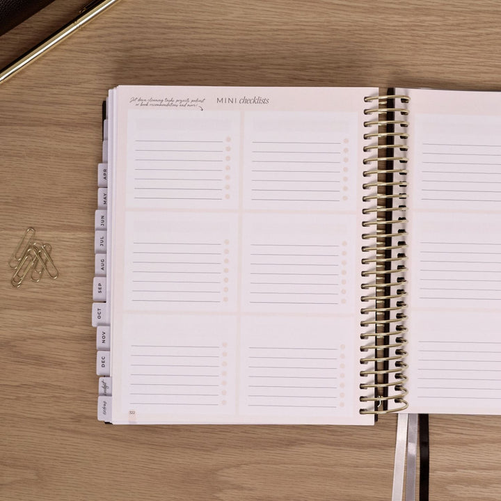 2027 2-Day Planner - Black