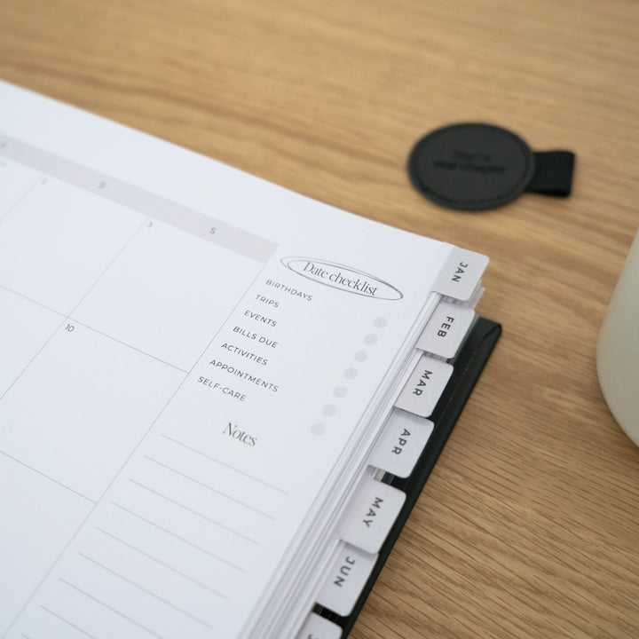 2027 2-Day Planner - Black