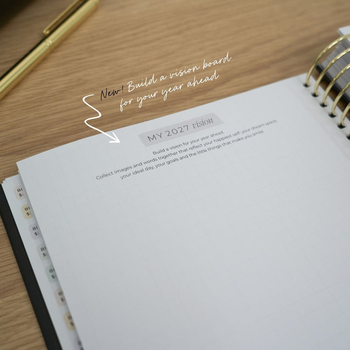 2027 2-Day Planner - Black