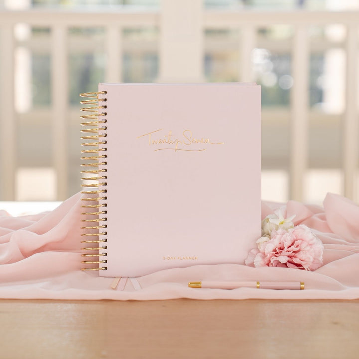 2027 2-Day Planner - Blush