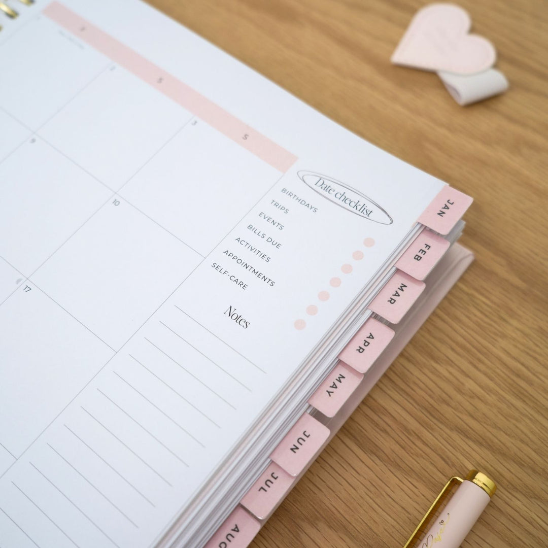 2027 2-Day Planner - Blush
