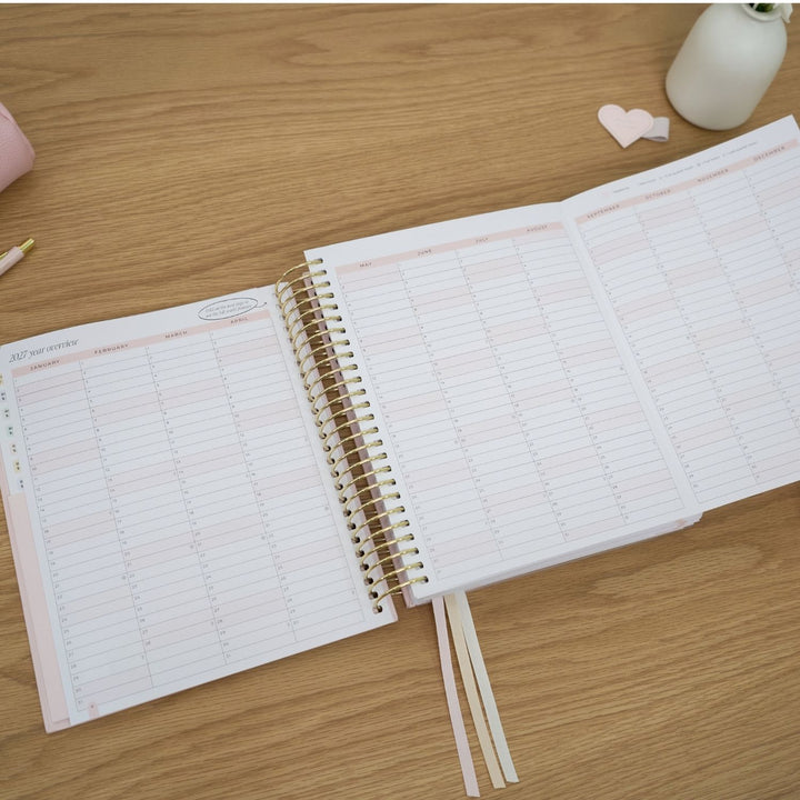 2027 2-Day Planner - Blush