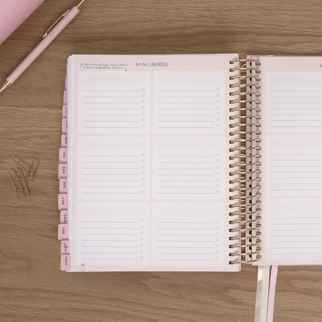2027 2-Day Planner - Blush