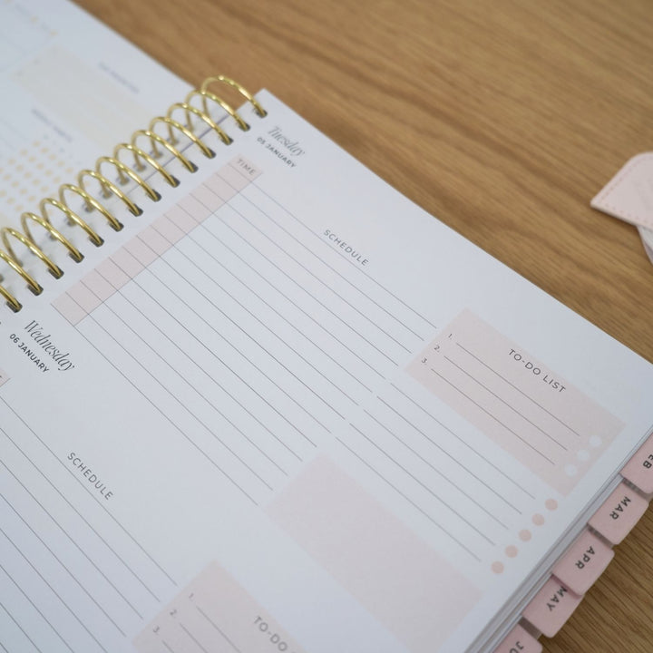 2027 2-Day Planner - Blush