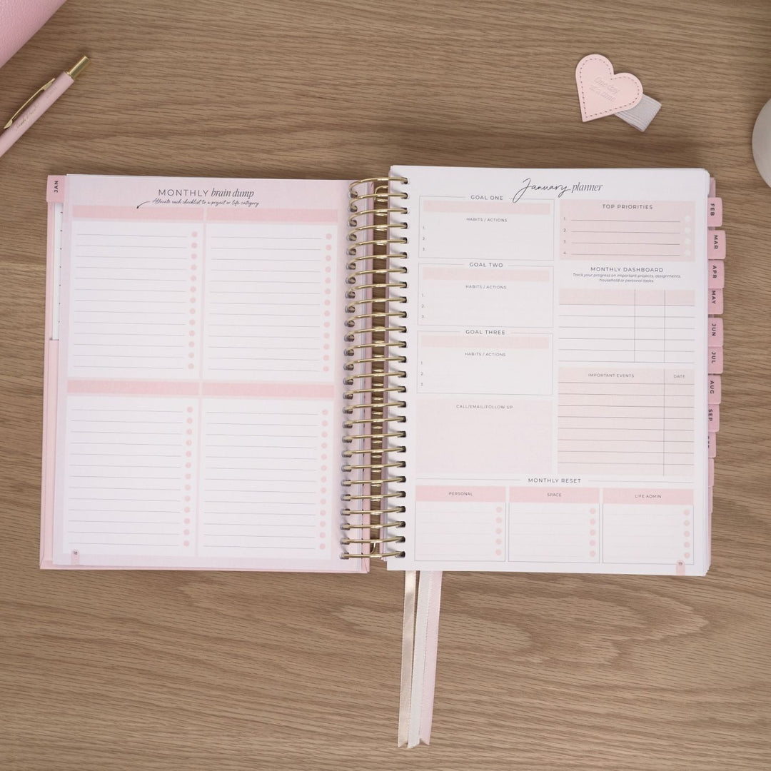 2027 2-Day Planner - Blush
