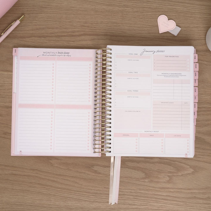 2027 2-Day Planner - Blush