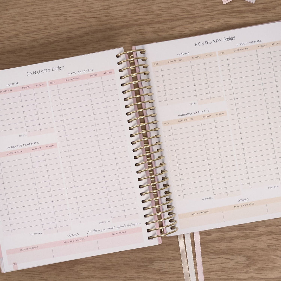2027 2-Day Planner - Blush