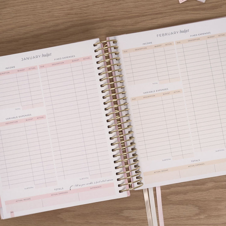 2027 2-Day Planner - Blush