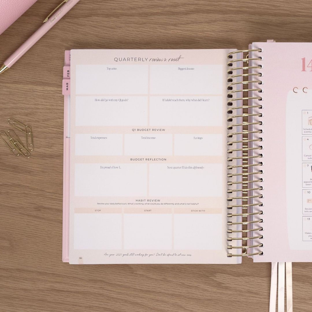 2027 2-Day Planner - Blush