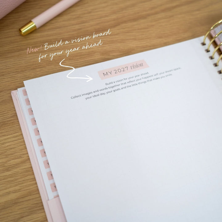 2027 2-Day Planner - Blush