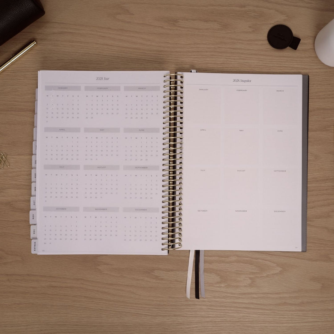 2027 Business Planner A4 - Black
