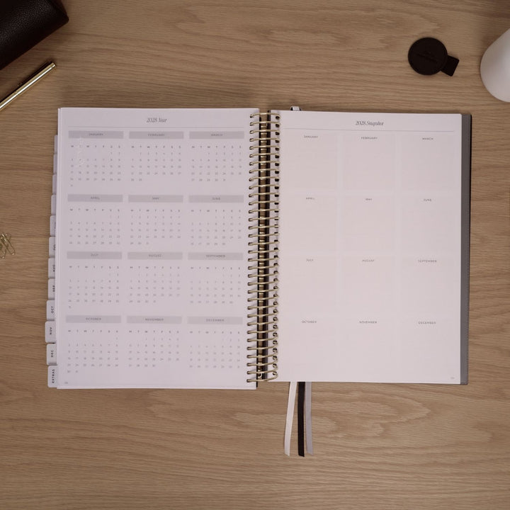 2027 Business Planner A4 - Black