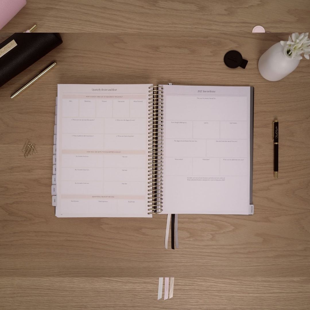 2027 Business Planner A4 - Black
