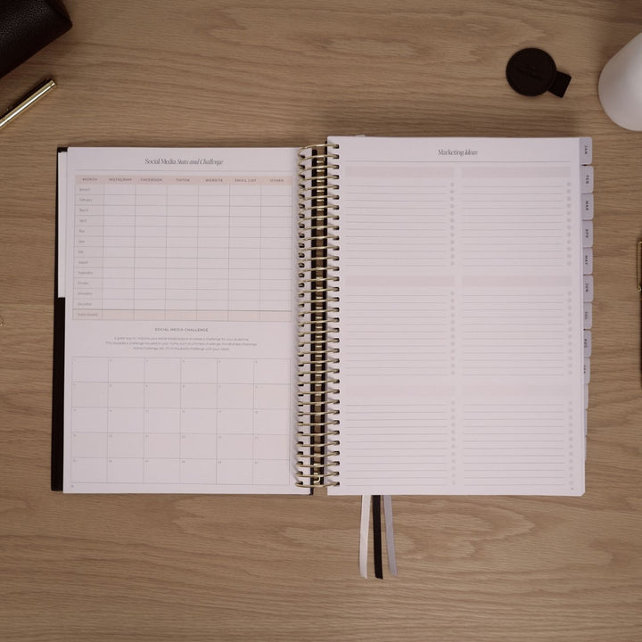 2027 Business Planner A4 - Black