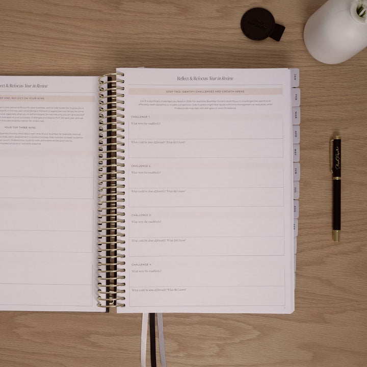 2027 Business Planner A4 - Black