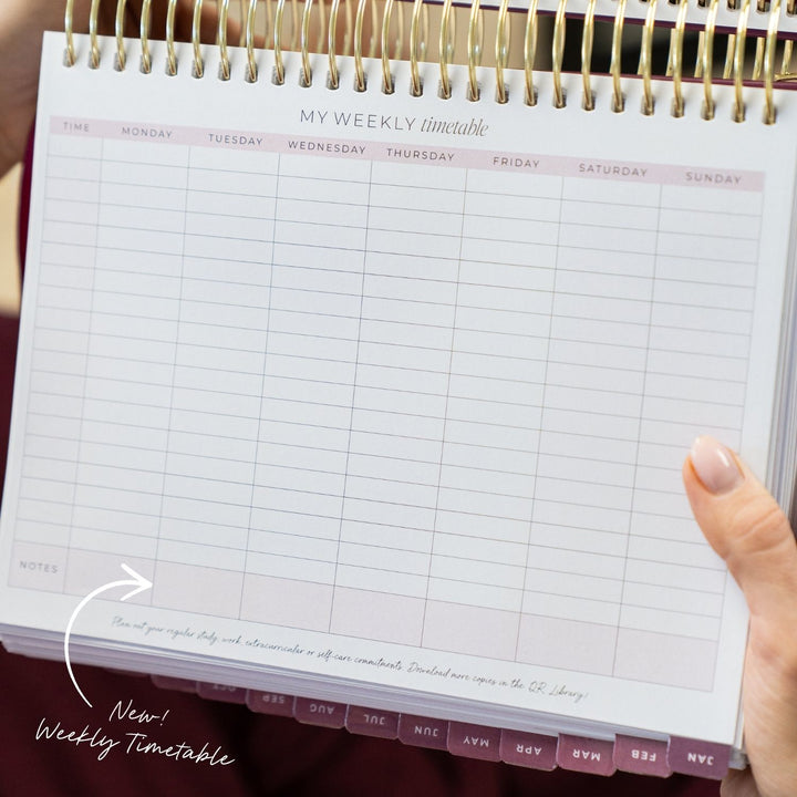 2027 Daily Planner - Berry