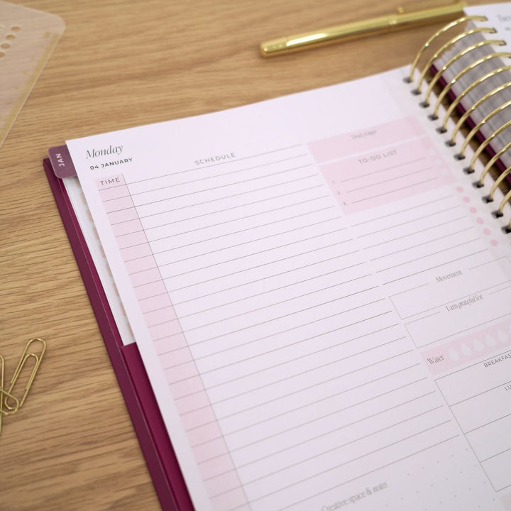 2027 Daily Planner - Berry