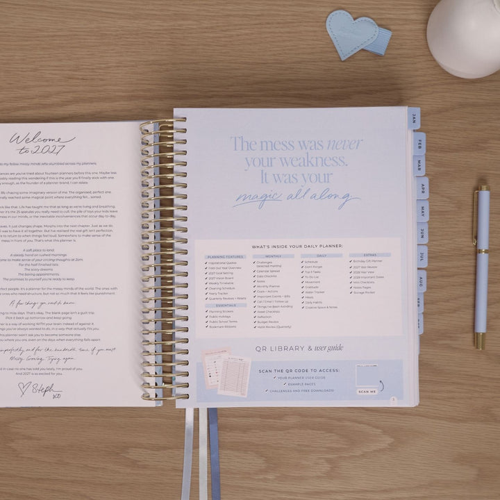 2027 Daily Planner - Bluebelle