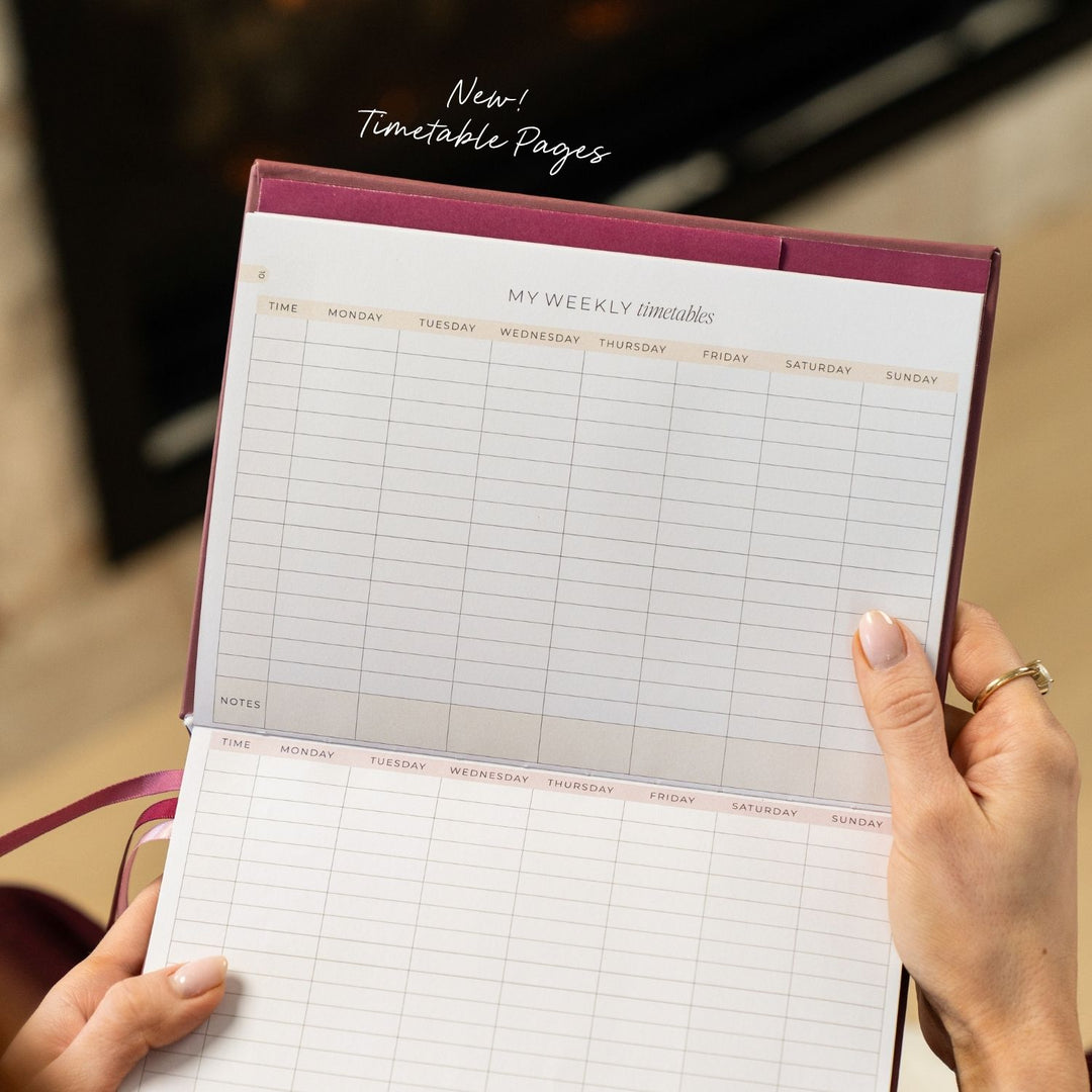 2027 Essential Weekly Planner - Berry