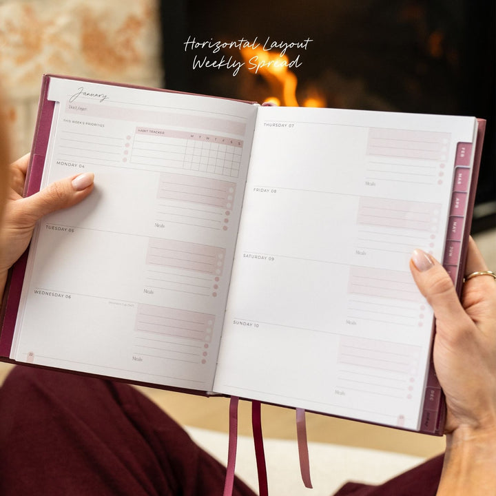 2027 Essential Weekly Planner - Berry