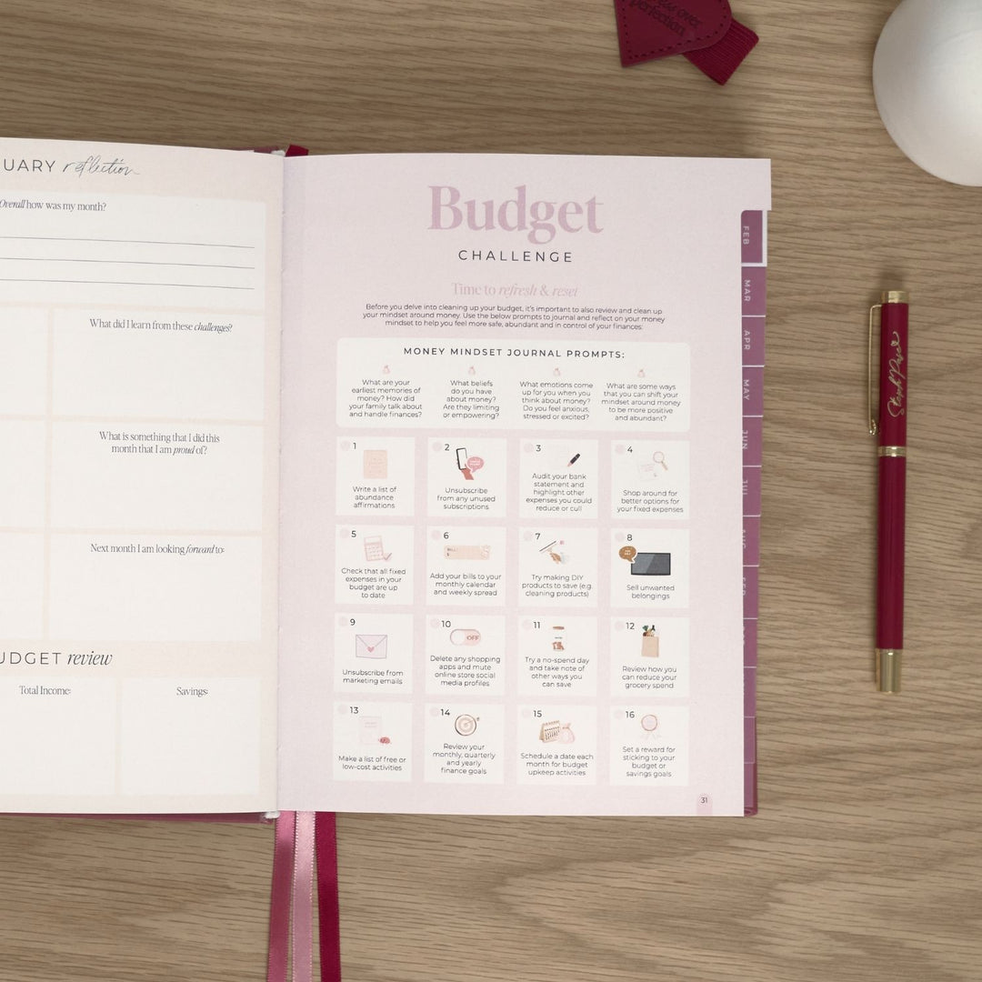2027 Essential Weekly Planner - Berry