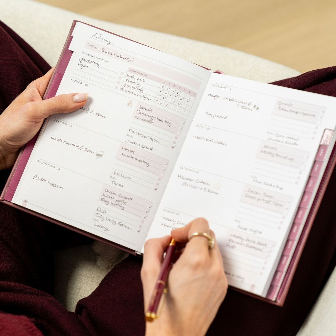 2027 Essential Weekly Planner - Berry