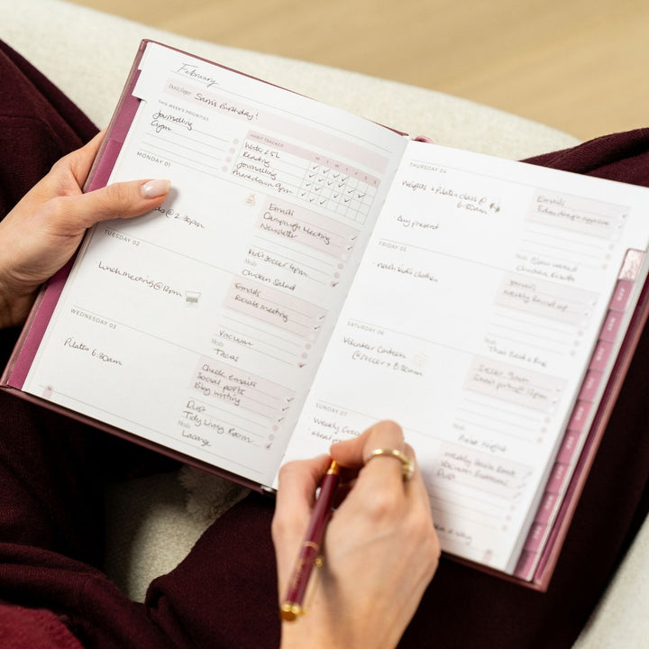 2027 Essential Weekly Planner - Berry