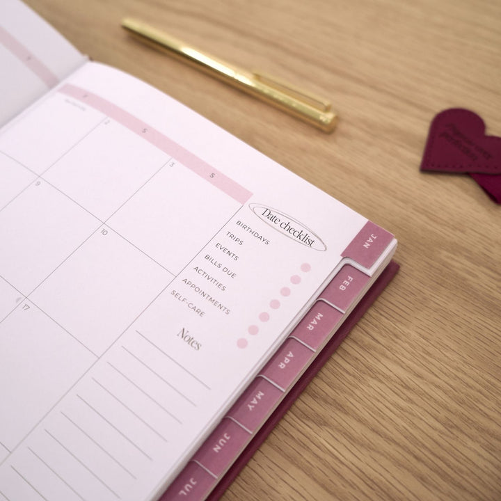 2027 Essential Weekly Planner - Berry