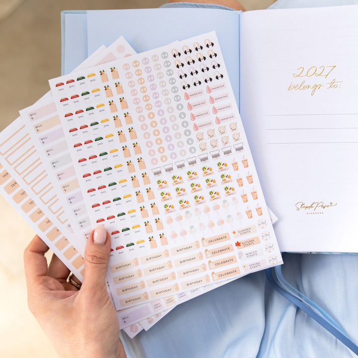 2027 Essential Weekly Planner - Bluebelle