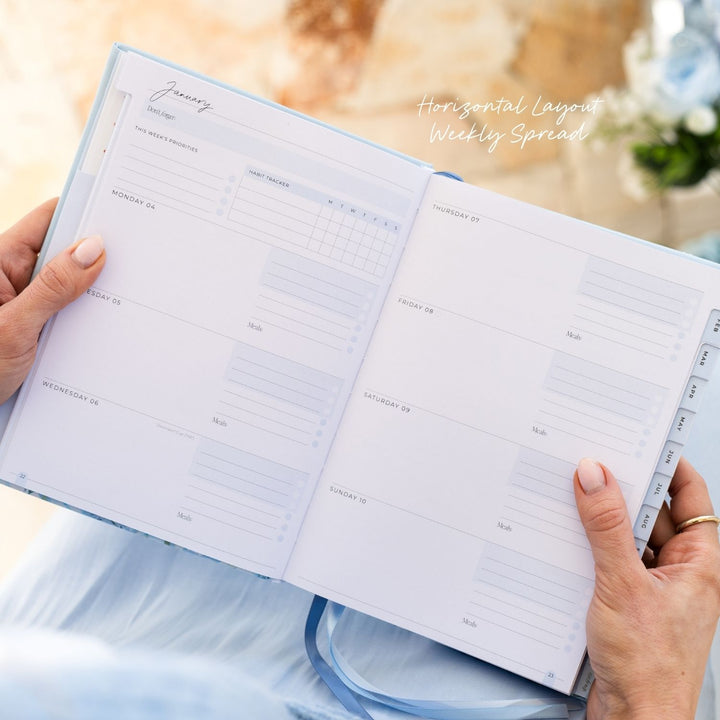 2027 Essential Weekly Planner - Bluebelle