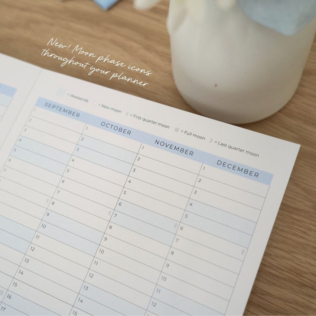 2027 Essential Weekly Planner - Bluebelle