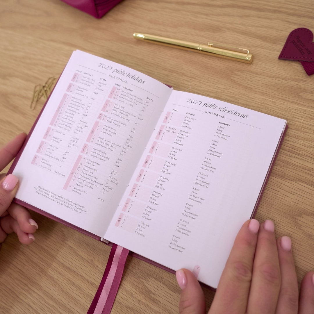 2027 Pocket Planner - Berry