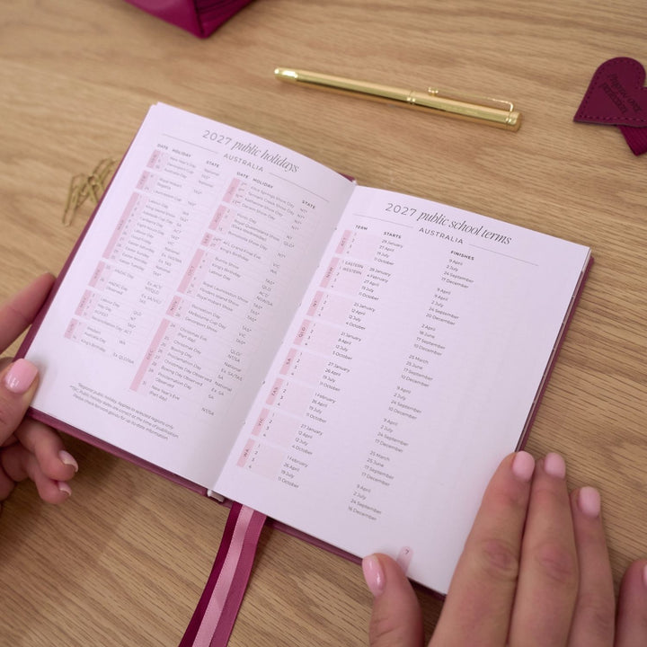 2027 Pocket Planner - Berry
