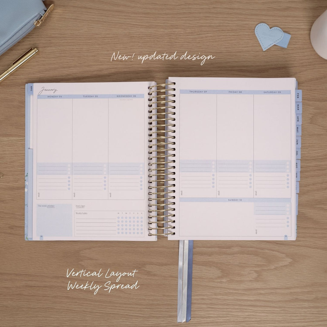 2027 Signature Weekly Planner - Bluebelle