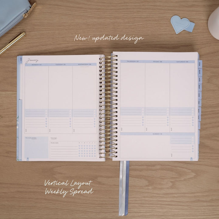 2027 Signature Weekly Planner - Bluebelle
